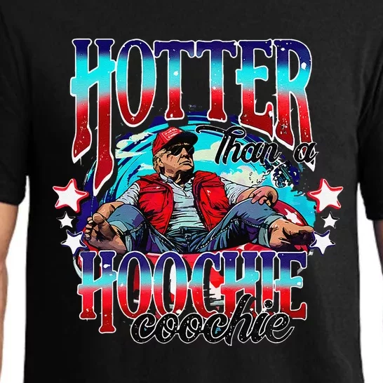 Funny Cute Trump Hotter Than A Hoochie Coochie Gift Pajama Set