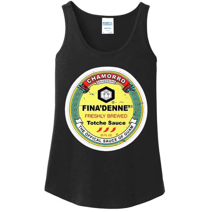 Finadenne Chamorro The Sauce Of Guam Ladies Essential Tank