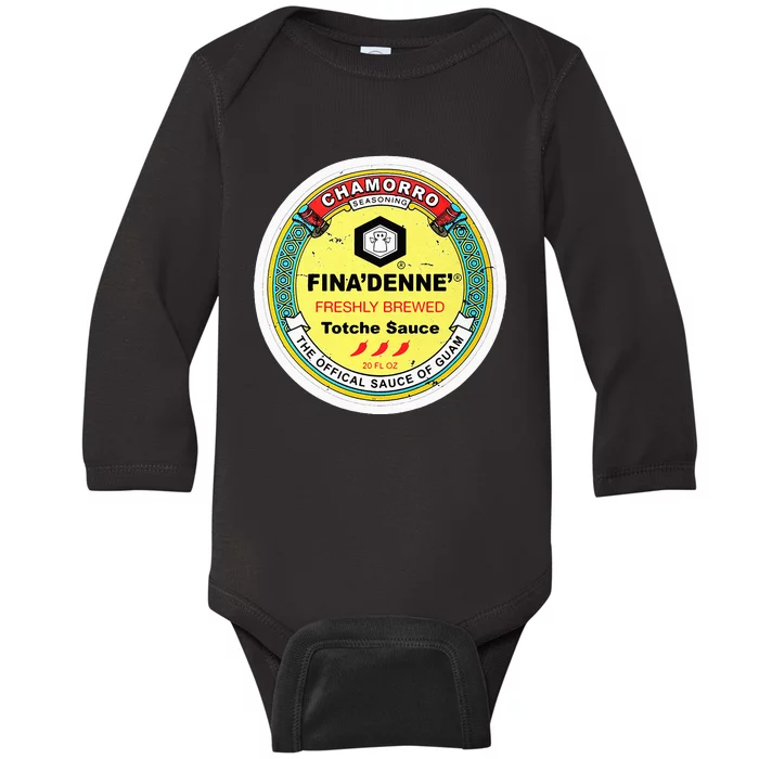 Finadenne Chamorro The Sauce Of Guam Baby Long Sleeve Bodysuit