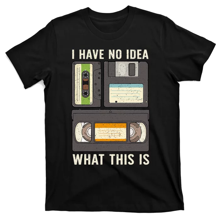 Funny Cassette Tape 1980s Throwback Party T-Shirt