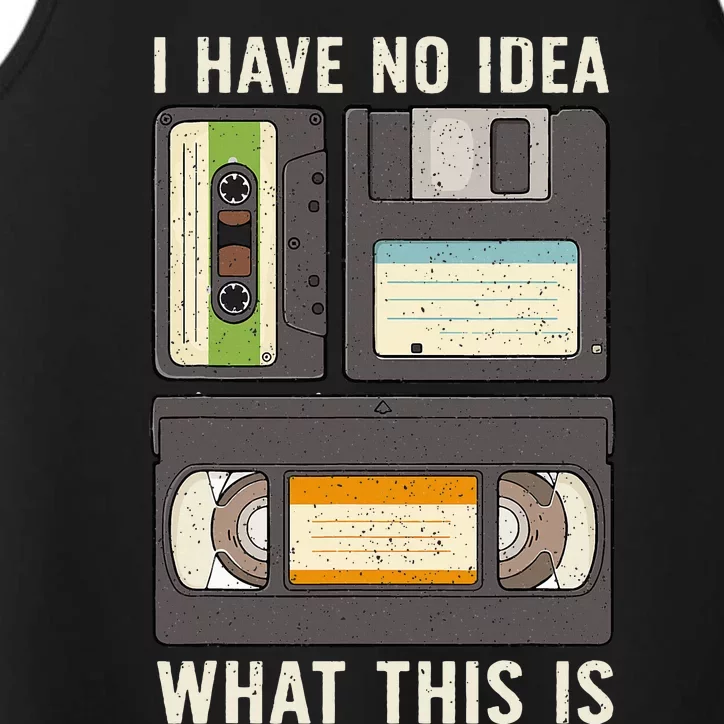 Funny Cassette Tape 1980s Throwback Party Performance Tank