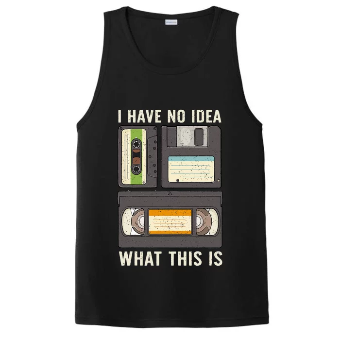 Funny Cassette Tape 1980s Throwback Party Performance Tank