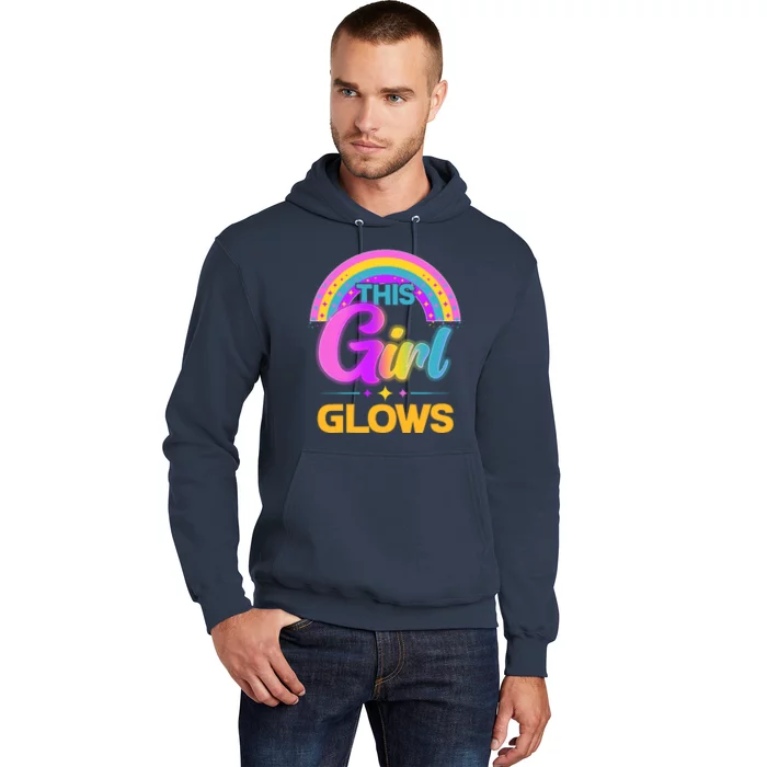 Funny Cute This Girl Glows Hoodie