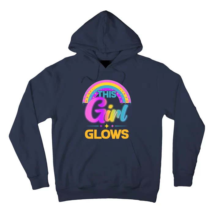 Funny Cute This Girl Glows Hoodie