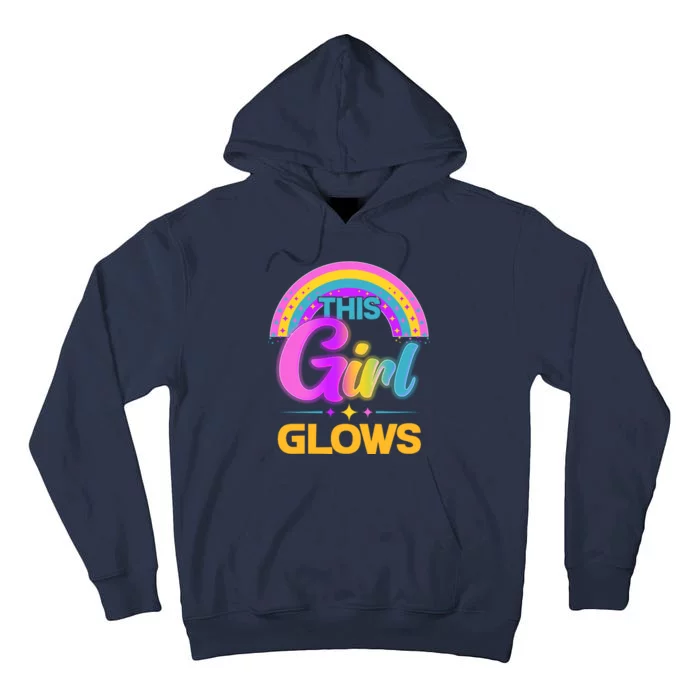 Funny Cute This Girl Glows Tall Hoodie