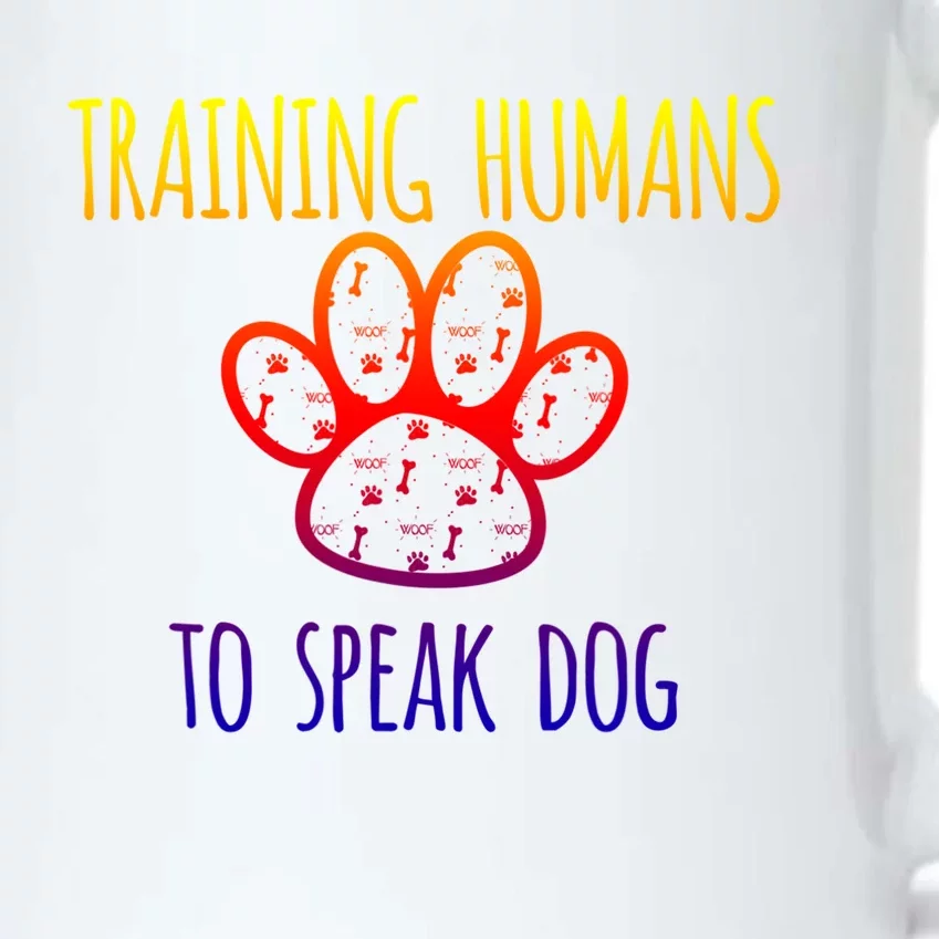 Funny Canine Training Great Gift Dog Trainer Gift Cool Gift Black Color Changing Mug