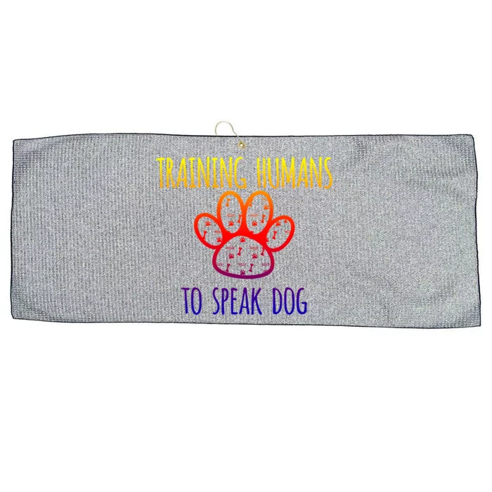 Funny Canine Training Great Gift Dog Trainer Gift Cool Gift Large Microfiber Waffle Golf Towel