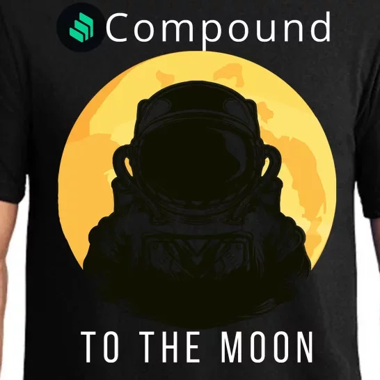 Funny Compound To The Moon Crypto Merch Compound Crypto Is My Retirement Pajama Set