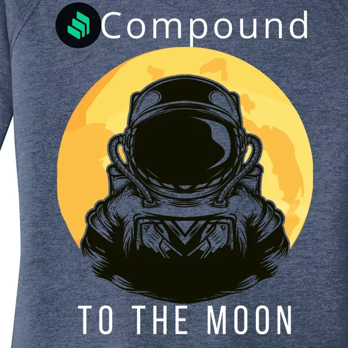 Funny Compound To The Moon Crypto Merch Compound Crypto Is My Retirement Women's Perfect Tri Tunic Long Sleeve Shirt