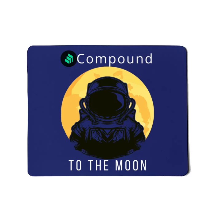 Funny Compound To The Moon Crypto Merch Compound Crypto Is My Retirement Mousepad