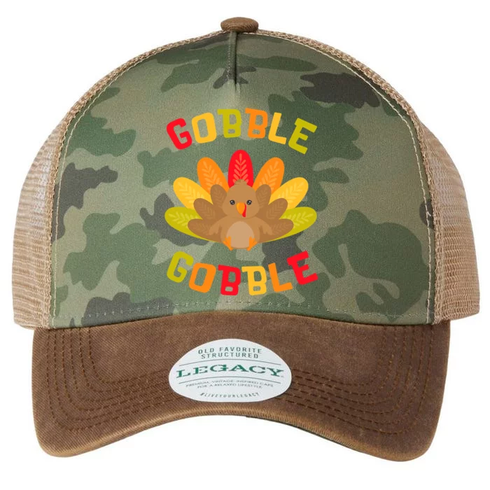 Funny Cute Thanksgiving Toddler Girl Boy Turkey Gobble Legacy Tie Dye Trucker Hat