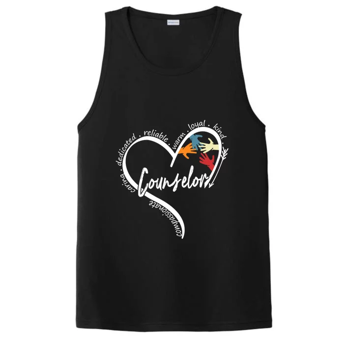 Funny Counselor Tops Back To School Performance Tank