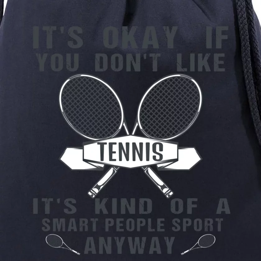 Funny Cute Tennis Tennis Players Sports Humor Gift Drawstring Bag