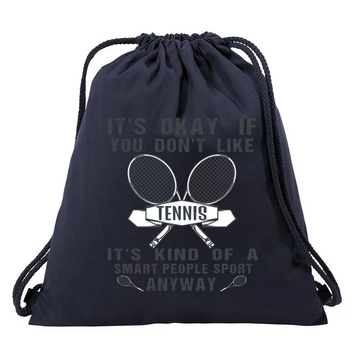 Funny Cute Tennis Tennis Players Sports Humor Gift Drawstring Bag