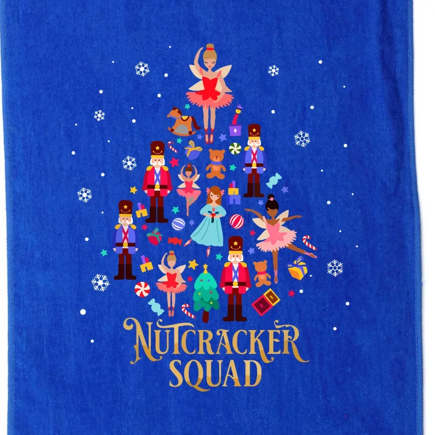 Funny Christmas Tree Nutcracker Squad Ballet Dance Gift Platinum Collection Golf Towel