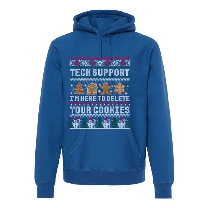 Funny Christmas Tech Supporgift Computer Programmer Gift Cool Gift Premium Hoodie