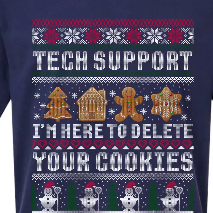 Funny Christmas Tech Supporgift Computer Programmer Gift Cool Gift Sueded Cloud Jersey T-Shirt