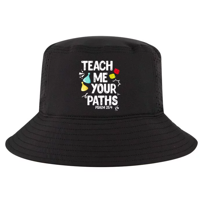 Funny Christian Teach Me Your Paths Faith Based Bible Verse Cool Comfort Performance Bucket Hat