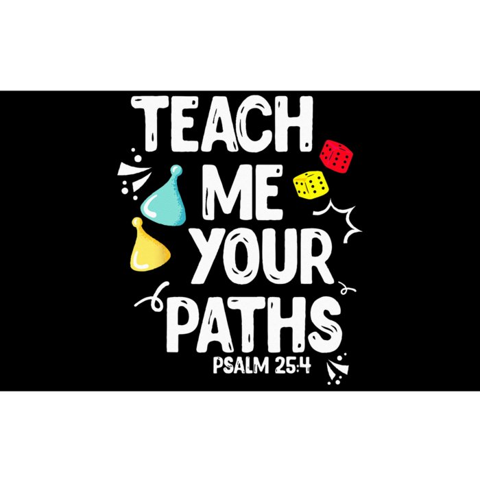 Funny Christian Teach Me Your Paths Faith Based Bible Verse Bumper Sticker