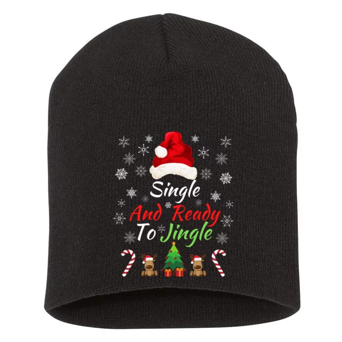 Funny Christmas Tree Single Ready To Jingle Christmas Jingle Xmas Holiday Gift Short Acrylic Beanie