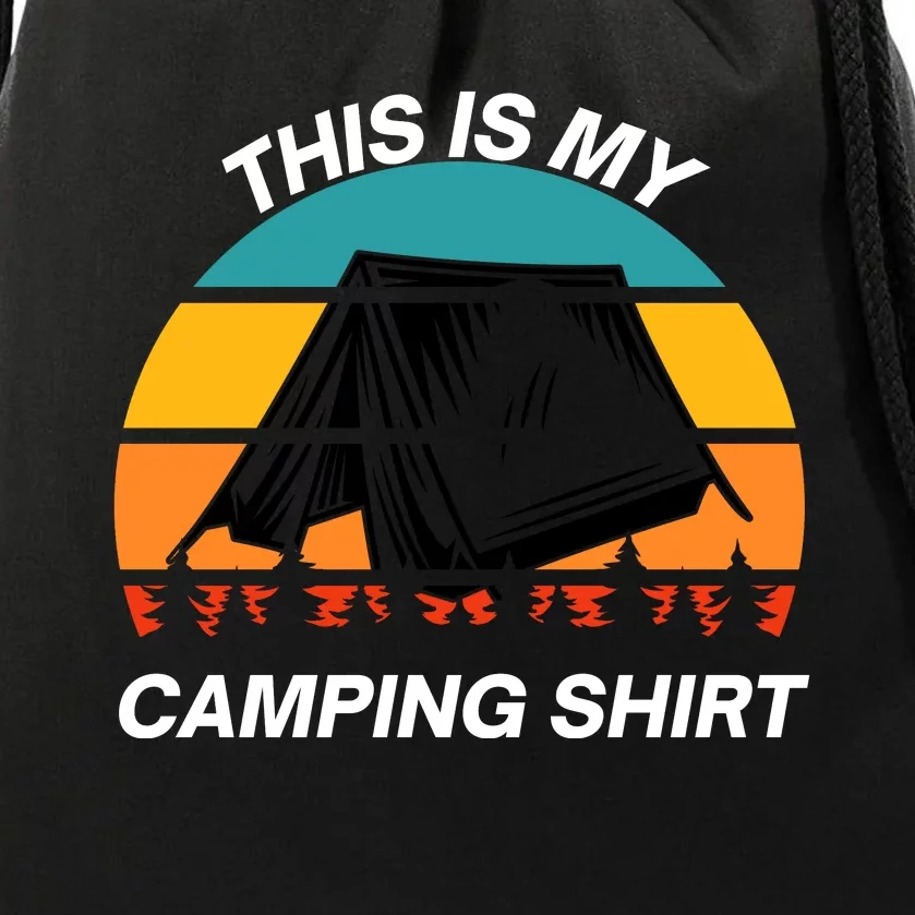 Funny Camping, This Is My Camping, Social Distancing, Hiking, Nature, Hike Drawstring Bag