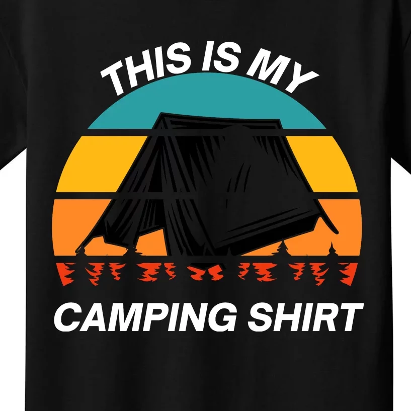 Funny Camping, This Is My Camping, Social Distancing, Hiking, Nature, Hike Kids T-Shirt