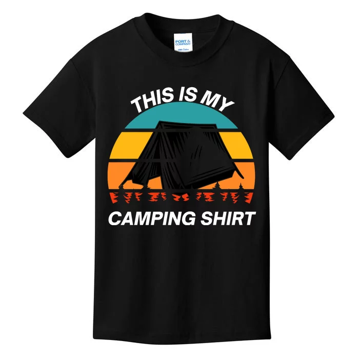 Funny Camping, This Is My Camping, Social Distancing, Hiking, Nature, Hike Kids T-Shirt