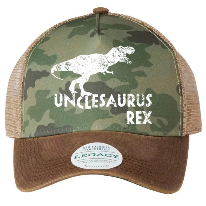 Funny Cute Uncle Dinosaur Gift Legacy Tie Dye Trucker Hat