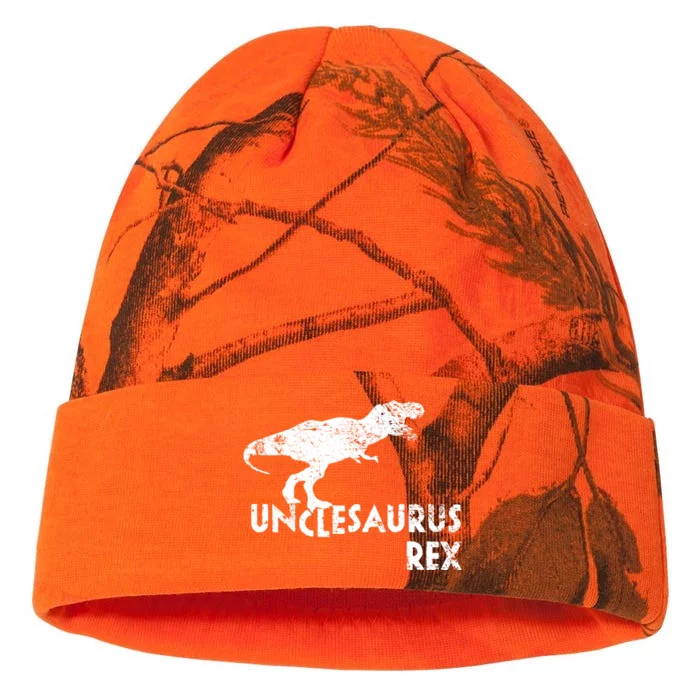 Funny Cute Uncle Dinosaur Gift Kati - 12in Camo Beanie