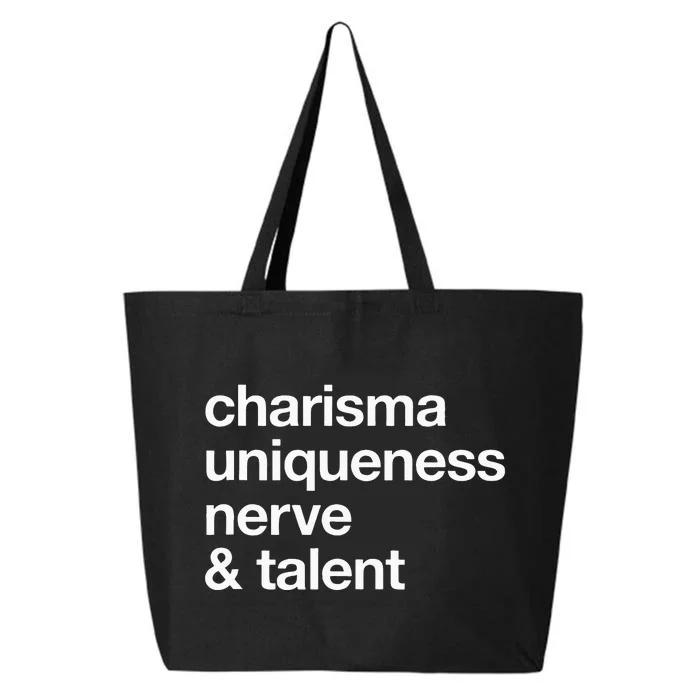 Funny Charisma Uniqueness Nerve Talent Gay Clothing 25L Jumbo Tote