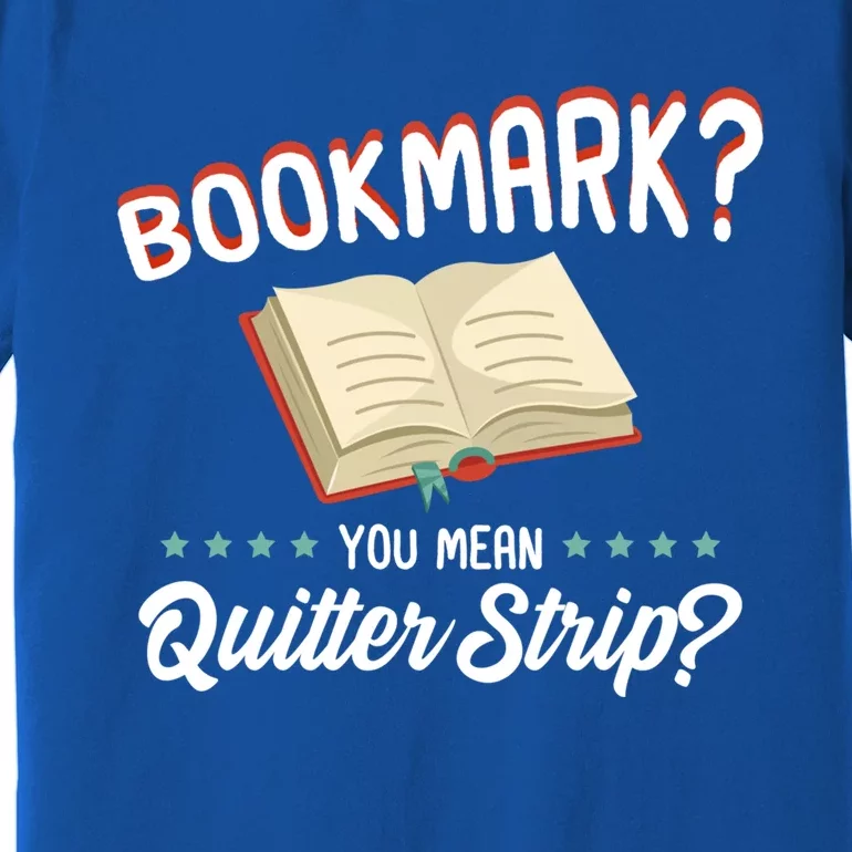 Funny Cool Unique Bookmark Book Nerd Gift Premium T-Shirt