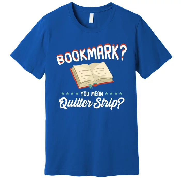 Funny Cool Unique Bookmark Book Nerd Gift Premium T-Shirt