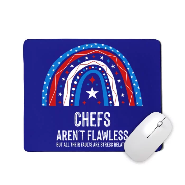 Funny Chef Usa Flag 4th Of July American Gift Mousepad