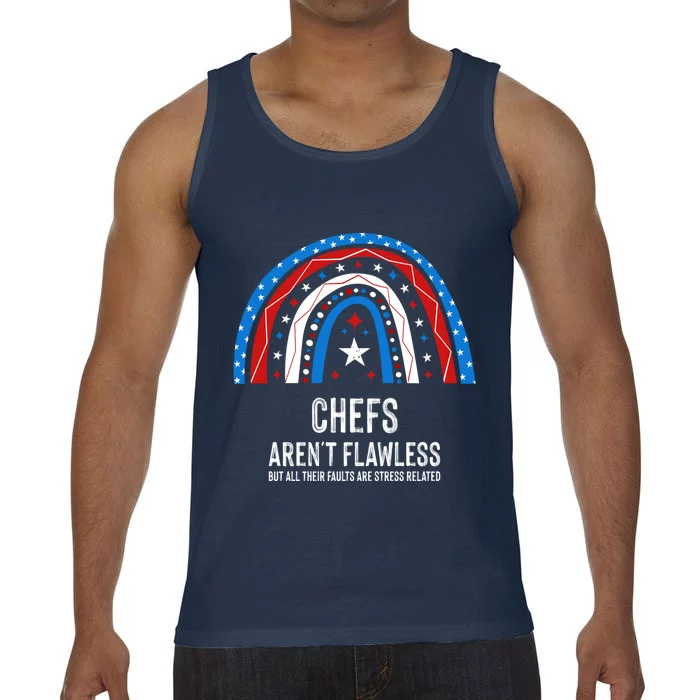 Funny Chef Usa Flag 4th Of July American Gift Comfort Colors® Tank Top