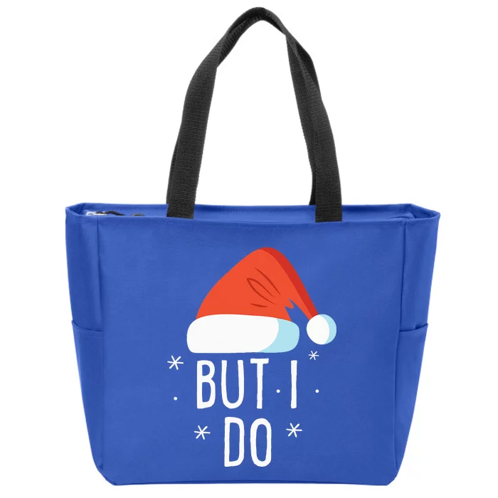 Festive Couples Unique Christmas Outfit Alternatives Zip Tote Bag