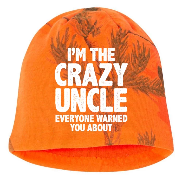 Funny Crazy Uncle Kati - Camo Knit Beanie