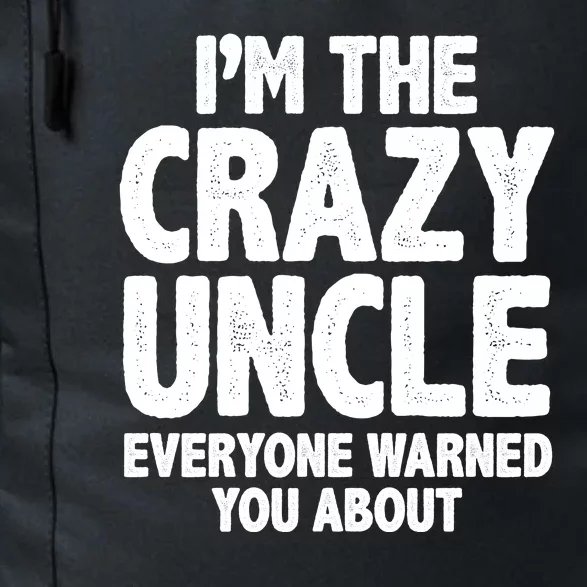 Funny Crazy Uncle Daily Commute Backpack