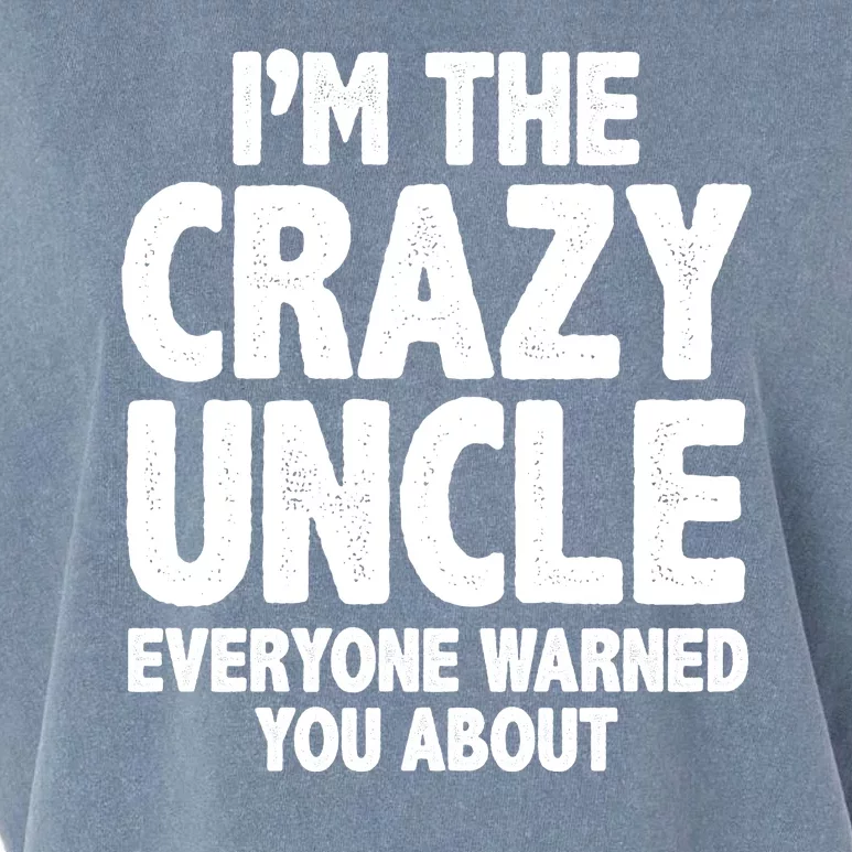 Funny Crazy Uncle Garment-Dyed Women's Muscle Tee