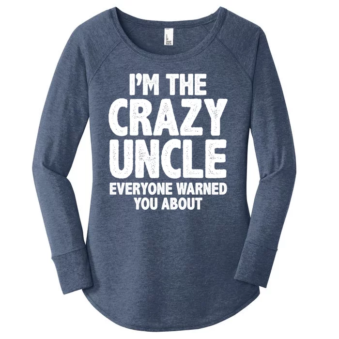 Funny Crazy Uncle Women's Perfect Tri Tunic Long Sleeve Shirt