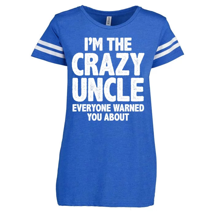 Funny Crazy Uncle Enza Ladies Jersey Football T-Shirt