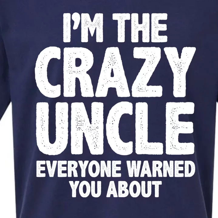 Funny Crazy Uncle Sueded Cloud Jersey T-Shirt