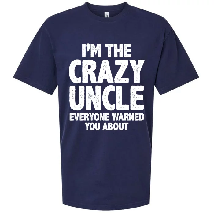 Funny Crazy Uncle Sueded Cloud Jersey T-Shirt