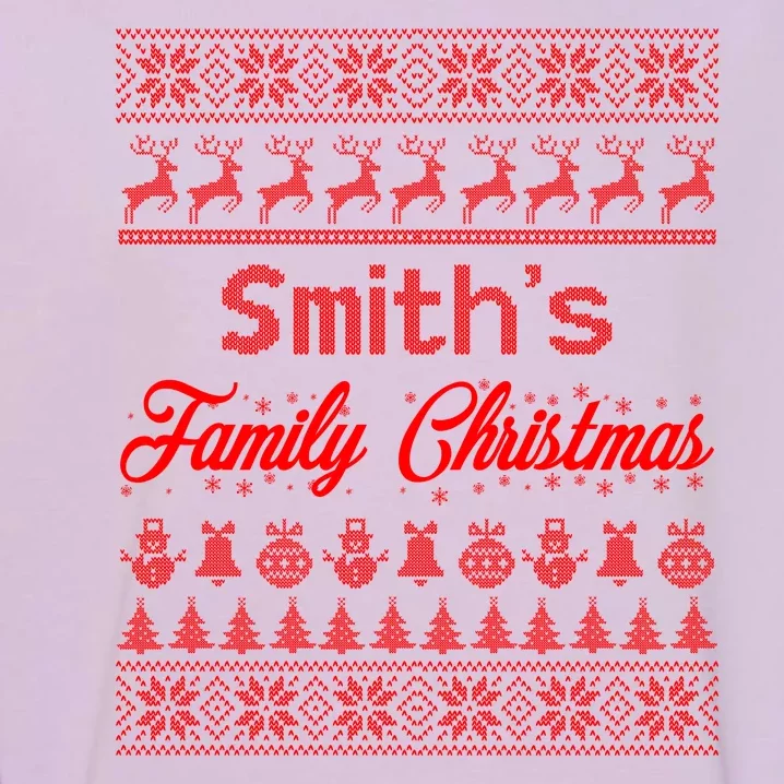 Custom Family Christmas Ugly Sweater Personalized Garment-Dyed Sweatshirt