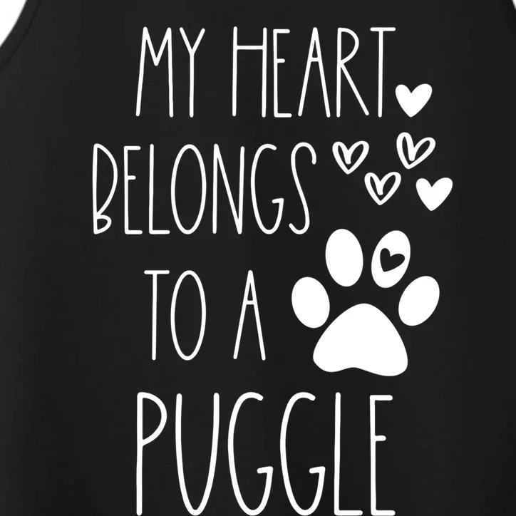 Funny Cute Valentines Day Gift For Rescue Dog Lover Funny Gift Performance Tank