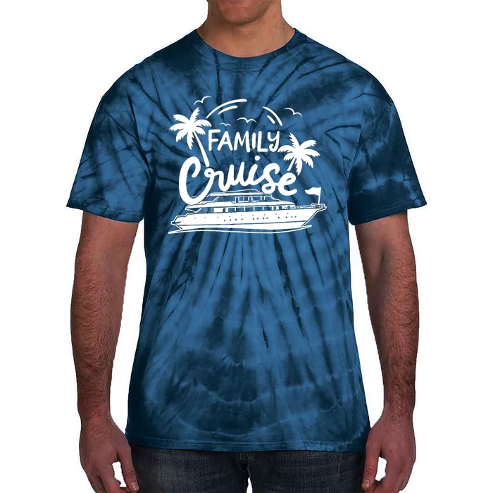 Family Cruise Vacation Outfits Cruise Squad Family Cruise Tie-Dye T-Shirt