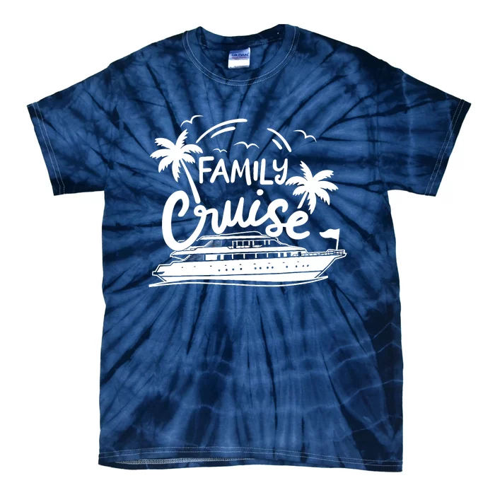 Family Cruise Vacation Outfits Cruise Squad Family Cruise Tie-Dye T-Shirt