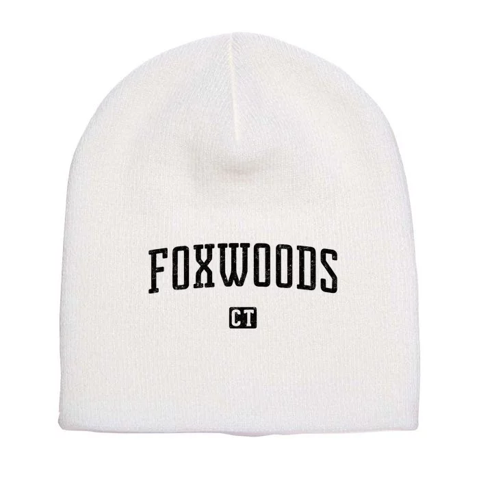 Foxwoods Connecticut Vintage Short Acrylic Beanie