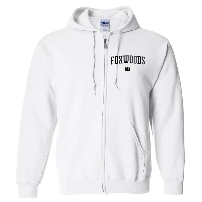 Foxwoods Connecticut Vintage Full Zip Hoodie