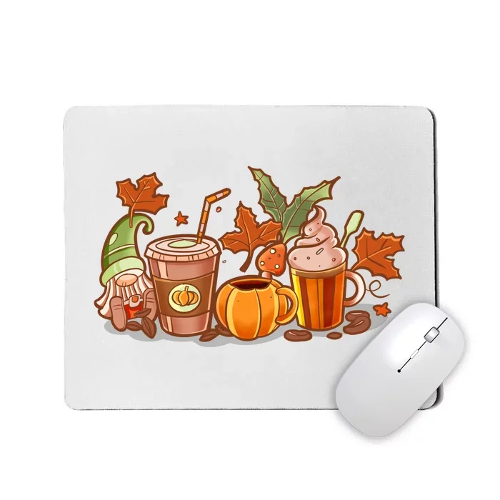 Fall Coffee Vintage Thanksgiving Pumpkin Spice Mousepad