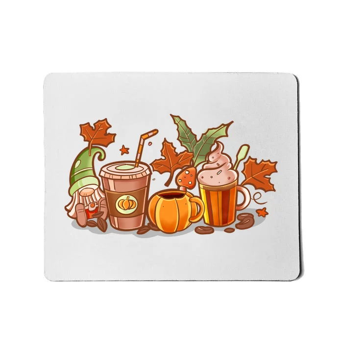 Fall Coffee Vintage Thanksgiving Pumpkin Spice Mousepad